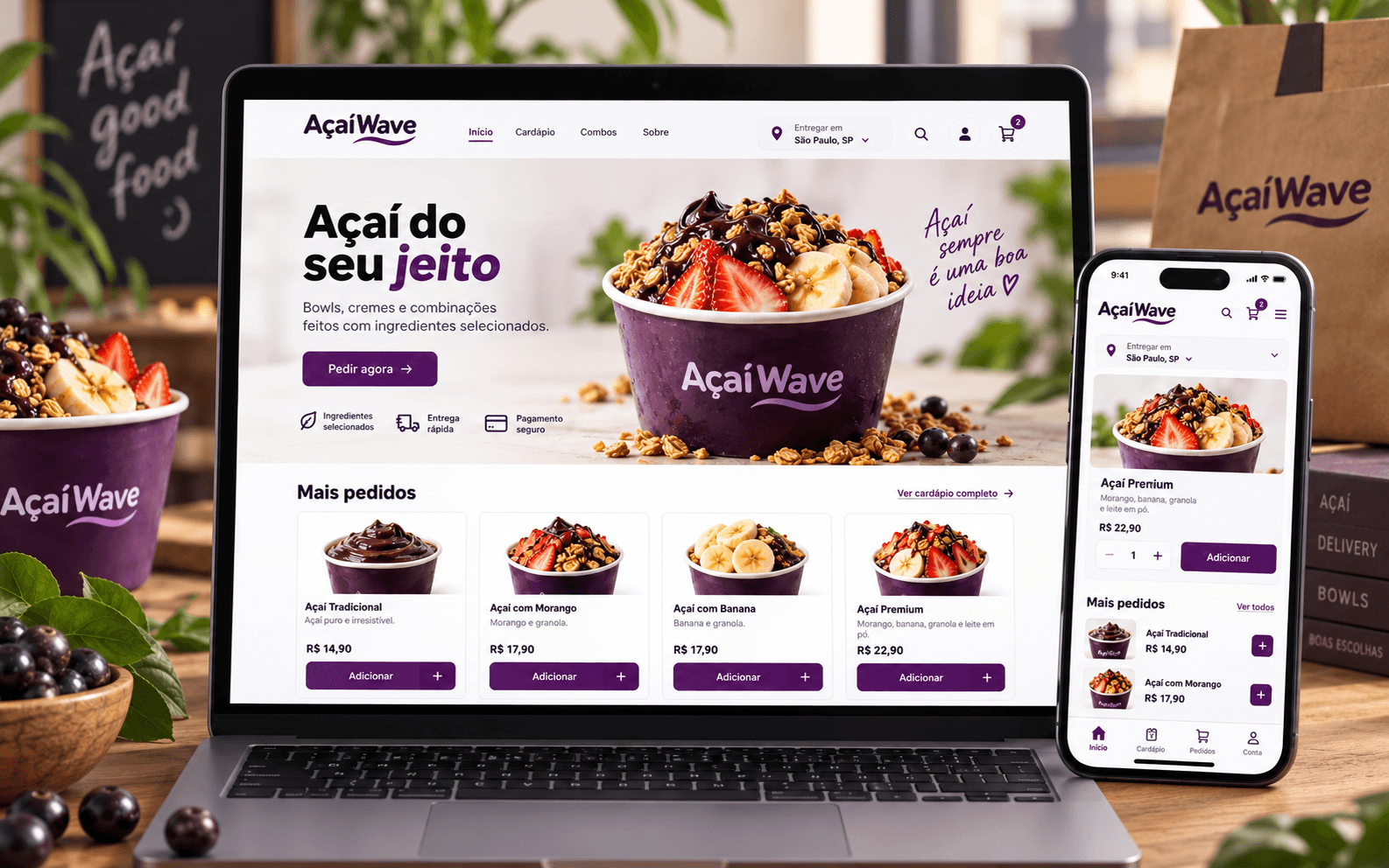 Prévia do projeto AçaíWave